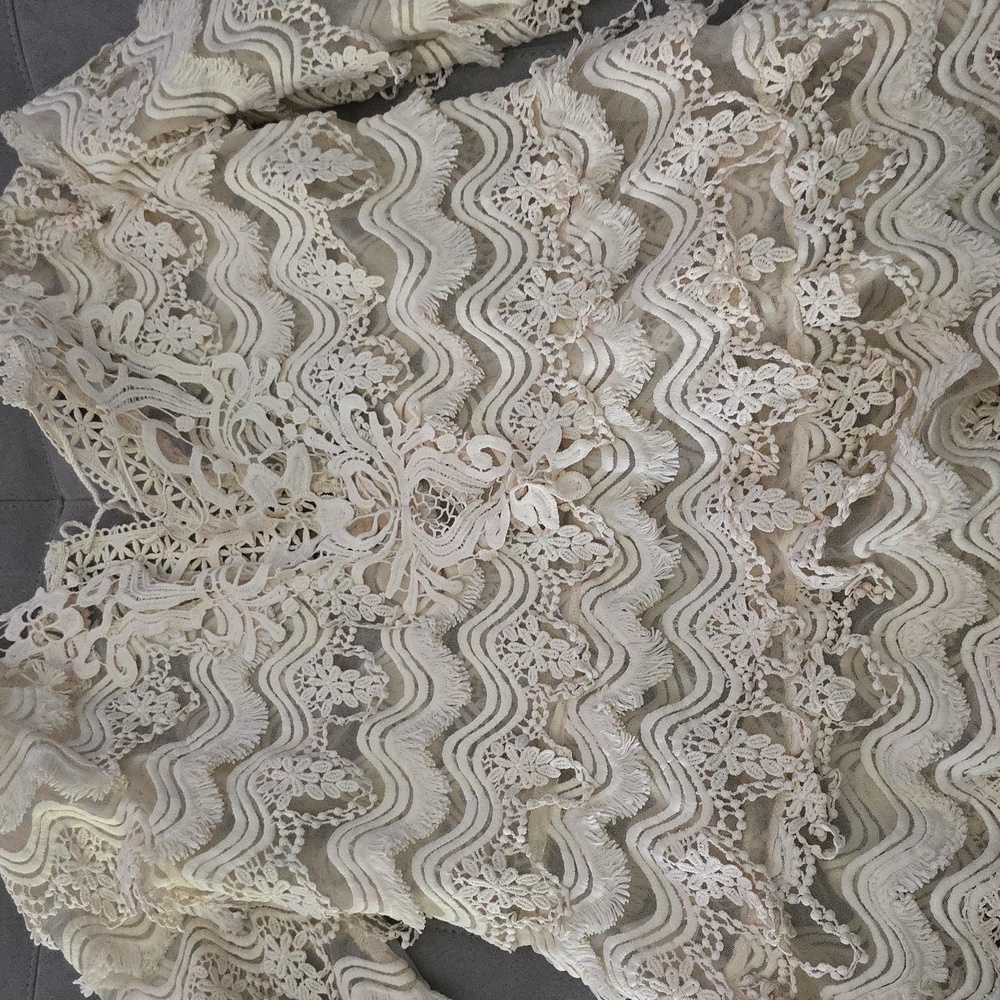 NWT Chic Cream Lace Swim Coverup - Picture 9 of 10